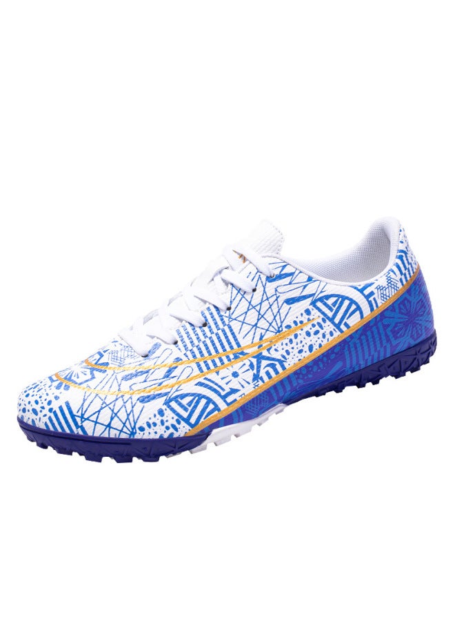 Dzg2301tf Broken Nails White Cristiano Ronaldo Football Shoes Male Adult Primary School Students Training Special Children's Broken Nail Boys Competition Spike Boys High Energy Sense