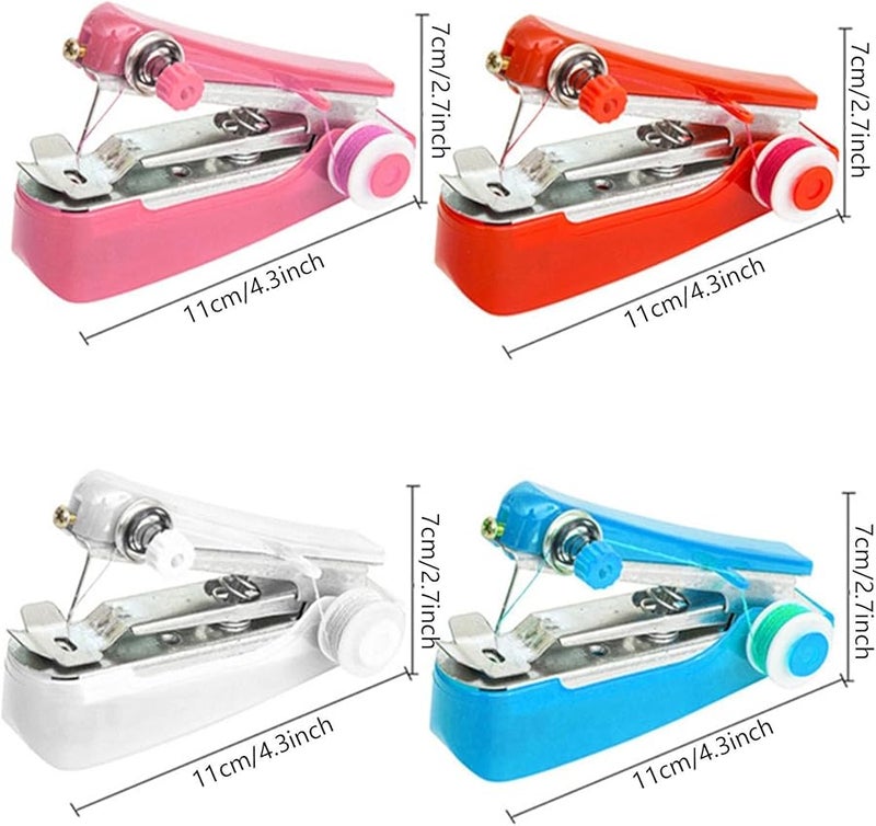 Mini Handheld Sewing Machine Portable Manual Tool for Silk Curtains Clothing Beginners - Image 5