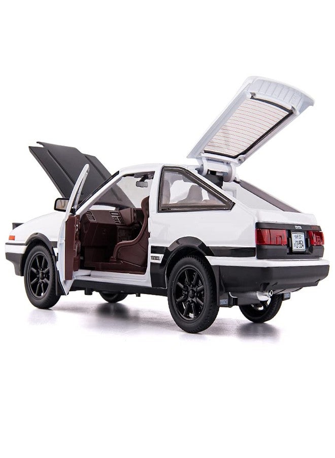 BDTCTK 1/24 AE86 Initial D Model Car Big Toy Car, Zinc Alloy Pull Back Toy Car with Sound and Light for Kids Boy Girl Gift (Black) - Image 5