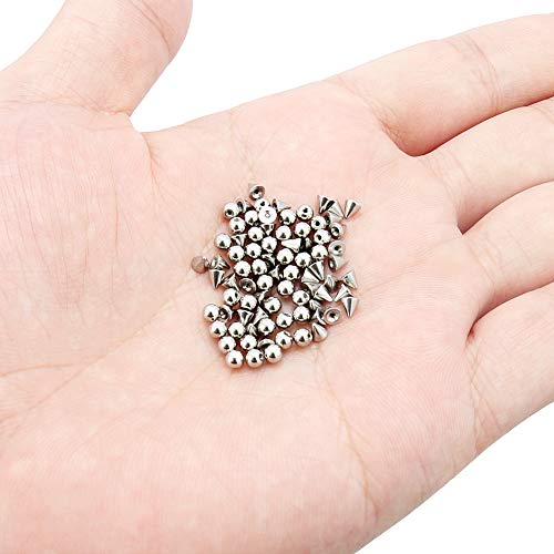 Ftovosyo 80Pcs 316L Surgical Steel Externally Threaded Replacement Balls Spikes Piercing Barbell Parts for Body Jewelry 20G 3mm - Image 3