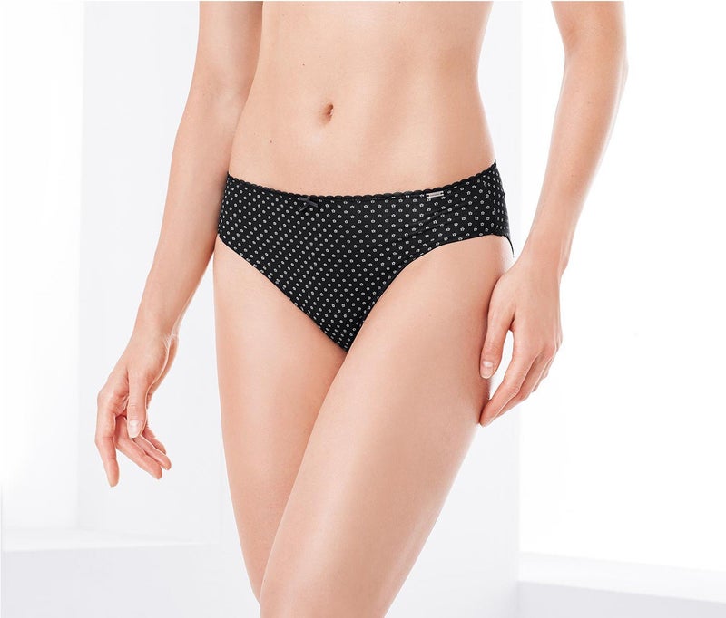 Tchibo Women 2 Pcs Pull On Panties, Black - Image 1