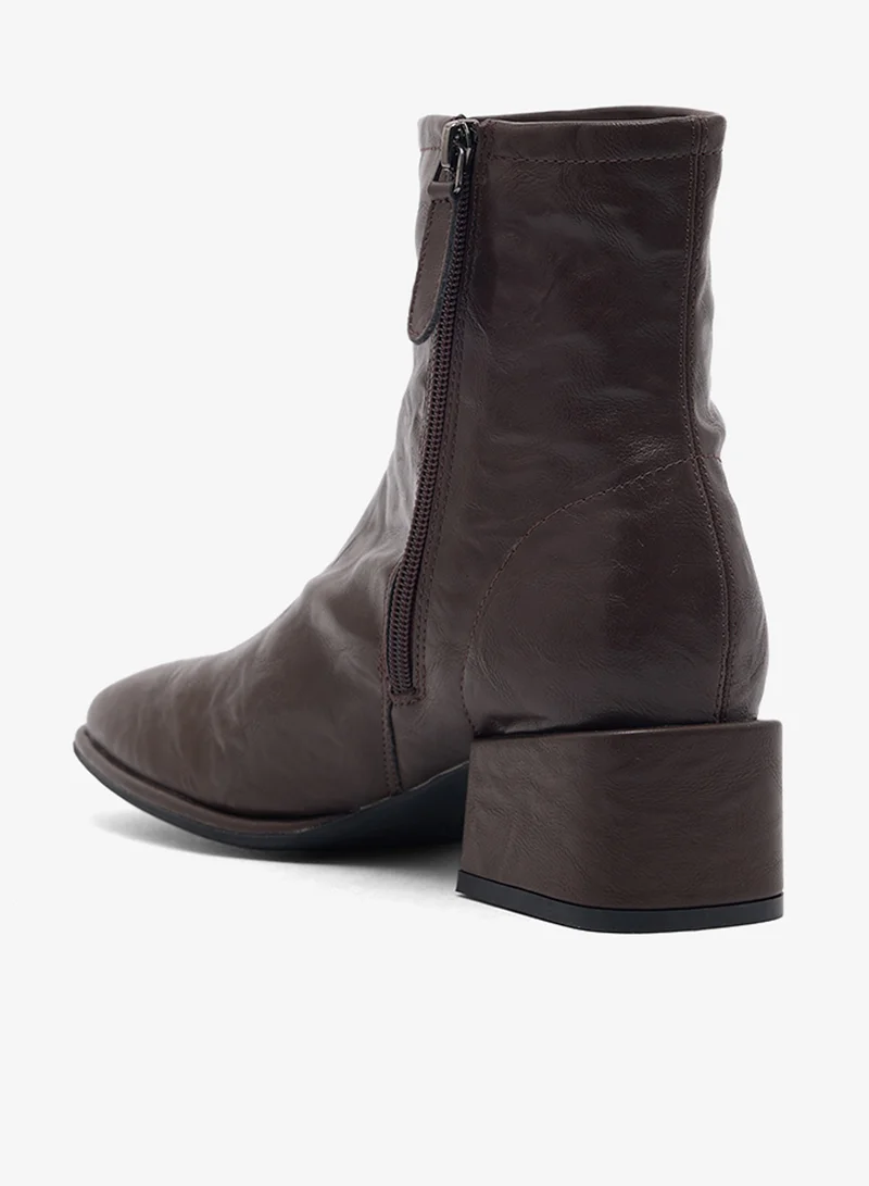 ELLA Block Heel Chelsea Boots