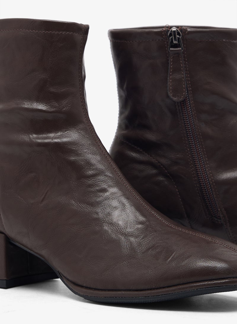 ELLA Block Heel Chelsea Boots - Image 4