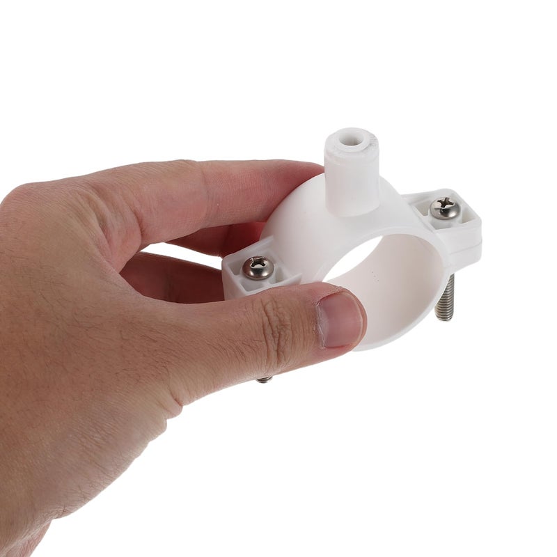 2Pcs White PVC U Shaped Saddle Valve For Under Sink RO System Wastewater Drainage - Image 5