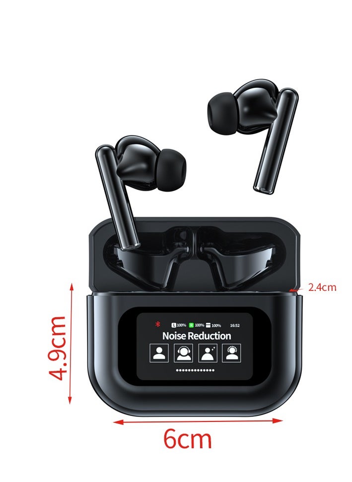 Generic YW07 TWS Wireless Earbuds Touch Control LCD Screen Earphone with ENC Noise Cancelling Super Bass Premium Sound Long Battery  - Image 3