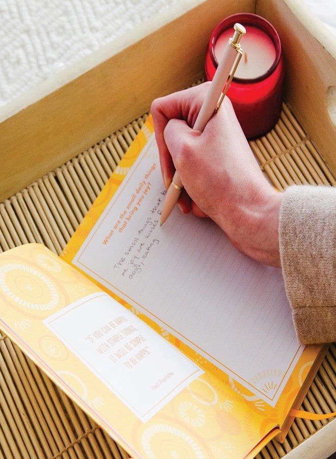 TableTopics Happiness Prompted Journal - Reflection Notebook with Questions, Quotes, Tips, & Guided Activities for Positive Thinking, Improved Mood, Wellness, Self-care Journal with Prompts for Women - Image 4