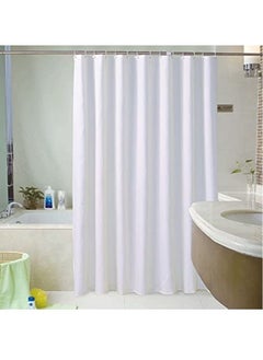 Shower Curtain Plain White Thick Fabric European Style Waterproof Mildew-proof No Smell with 12 Hooks for Bathroom (180 x 180cm) White - pzsku/ZB1F9E1DBED69C07B3B30Z/45/_/1673003026/794208c3-ab81-485c-95c8-b0e7f66bddd6