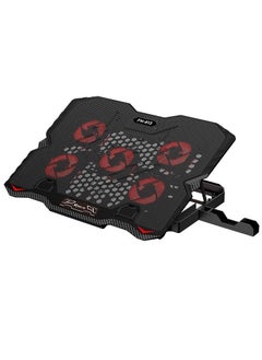 FN813 Laptop Cooling Pad Stand - 5x RED Led Fans – 2 USB Ports - Phone Holder - Support UP 9 - 15.6 Inch - pzsku/ZB1F9E742EEF40F29E9C9Z/45/_/1684770956/f67ecf36-cf11-419f-95d8-38b5406ffe92