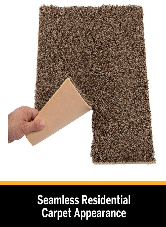 SMART SQUARES THE SIMPLE FLOORING SOLUTION سمارت سكويرز: الحل الأمثل للأرضيات في لمح البصر، بلاط سجاد ناعم سكني 9 بوصة × 9 بوصة، سهل التركيب والإزالة، تركيب سهل يمكنك القيام به بنفسك، مظهر سلس، صنع في الولايات المتحدة الأمريكية (عينة، 783 أيرونسايد) - Image 4