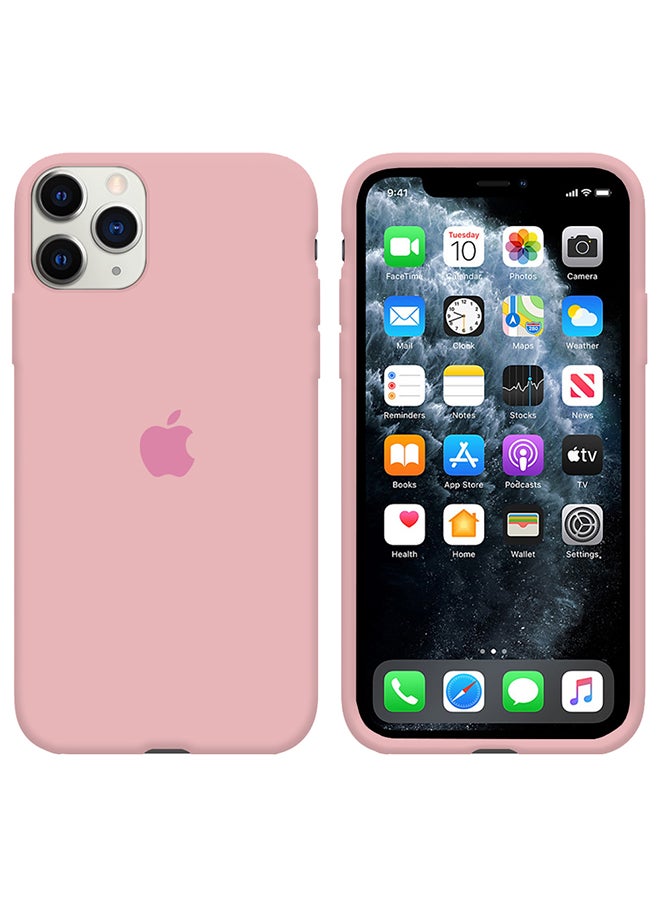 CATANES - 3 Packs For iPhone 11 Pro Case and 2 Screen Protectors Slim Silicone Case Soft Anti-Scratch Full Body Shockproof Protective Case Cover Light Pink - Image 1