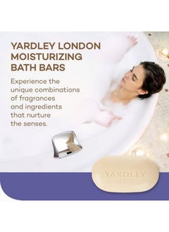 Yardley Yardley London English Lavender with Essential Oils Soap Bar, 4.0 Ounce (Pack of 2)  - Image 3