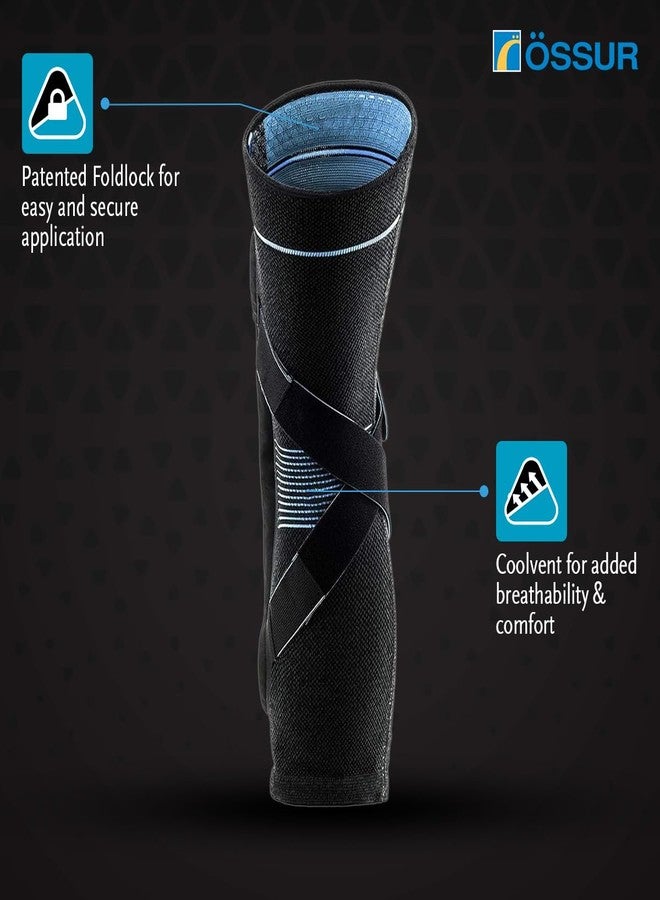 Ossur Formfit Pro Knee OA Sleeve | Early Osteoarthritis, Knee Pain, & Meniscus Degeneration | Unique 3D MotionTech Knit Fabric for Added Comfort | (X-Small - Right Lateral, Left Medial) - Image 4