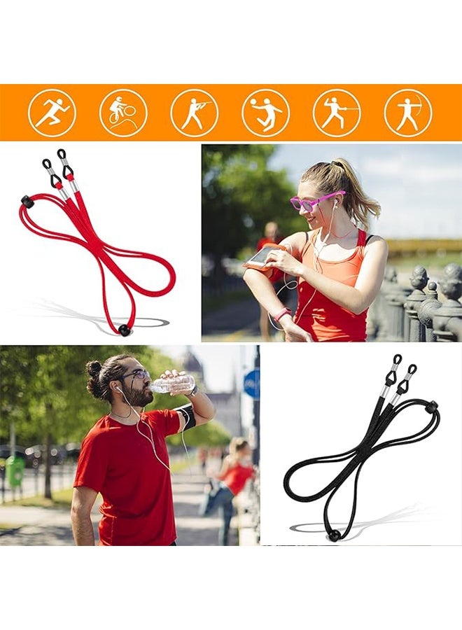 ٦ قطع من أحزمة النظارات، سلاسل حامل نظارات فاخرة، مثبتات نظارات متعددة الألوان للنساء والرجال والأطفال - Image 4