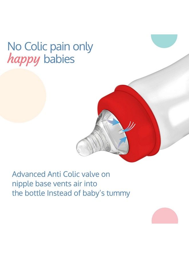 Luvlap Anti Colic Natura Flo Teat;Nipple For Wide Neck Bottle 4Pcs Variable Flow 9M+  - Image 4