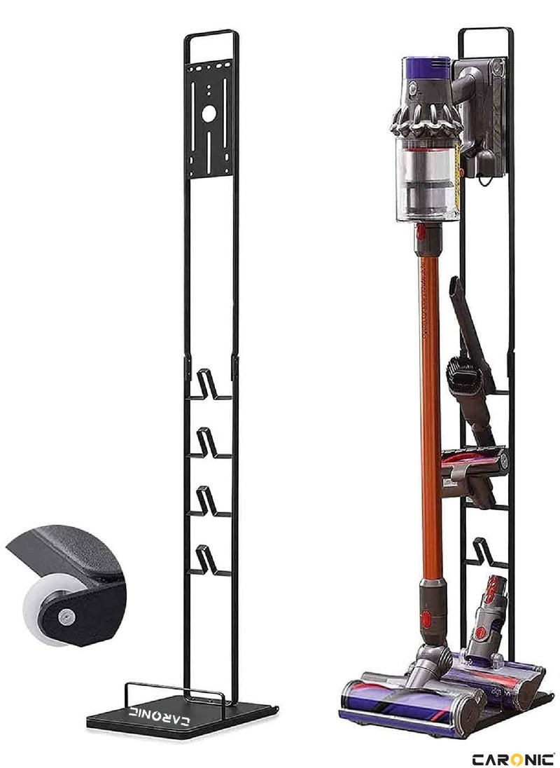 CARONIC Vacuum Cleaner Floor Stand Mount Rack For Dyson V15 V11 V10 V8 V7 V6 Dreame T30 T20 V12 V11 V10, 21.59x 29 x 127 Cm  - Image 1