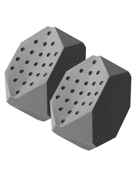 Jaw Exerciser for Men and Women,Jawline Double Chin Reducer Eliminator,Jaw line Exerciser Facial Exerciser,Powerful Jaw Trainer 2Pcs Grey