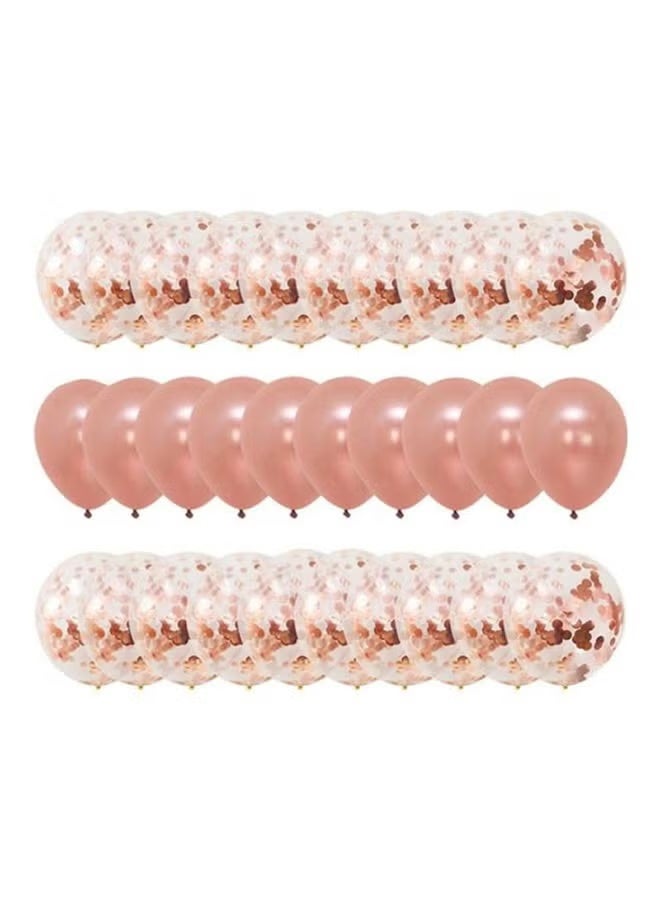 كاتشون 30 قطعة من البالونات المزخرفة المصنوعة من قصاصات الورق واللاتكس، مقاس 10×10×5 بوصة - Image 1