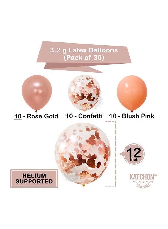 كاتشون 30 قطعة من البالونات المزخرفة المصنوعة من قصاصات الورق واللاتكس، مقاس 10×10×5 بوصة - Image 4