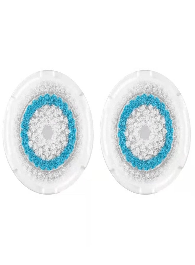 efly رؤوس فرشاة بديلة متوافقة مع كلاريسونيك ميا 1، ميا 2، ميا فيت، ألفا فيت، سمارت بروفايل أبليفت وألفا فيت (حزمتين زرقاء) - Image 1