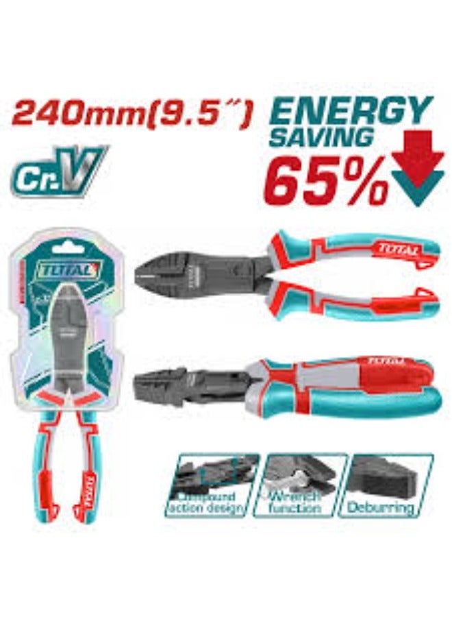 Total  Pliers 8 Inches, Chrome Vanadium, High Pressure, 65% Less Effort Thtc510806