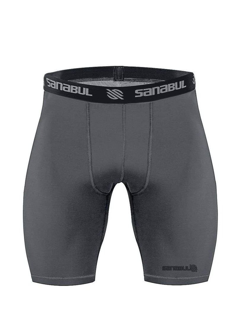 Sanabul Men’s Compression Shorts | Tailored Fit for Martial Arts Mastery | Athlete-Endorsed, Breathable Performance Gear | Unleash Your Potential with Our Compression Shorts for Men (Large, Grey) - pzsku/ZB1FA41BC432BF0625172Z/45/_/1727077034/a5779afd-326f-4471-be90-912f2491b36e