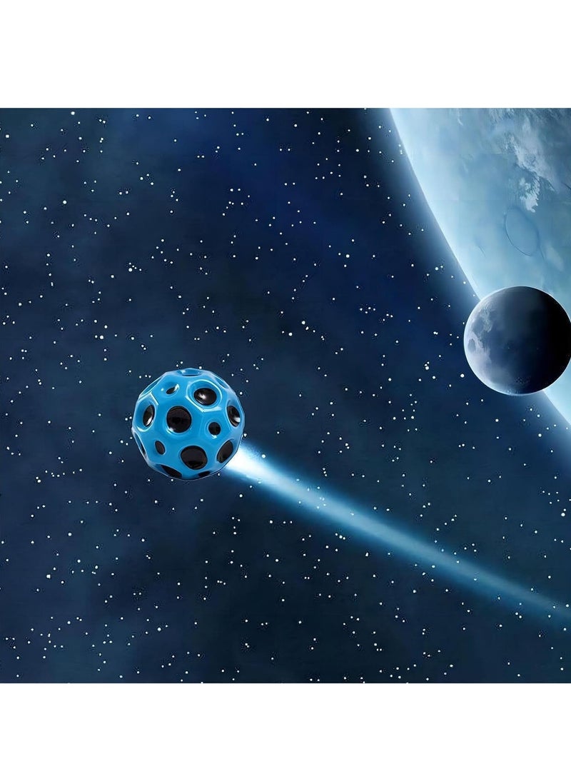 3pcs Space Ball Super High Bouncing Space Ball Pop Bouncing Ball Helps Improve Hand-Eye Coordination Astro Jump Ball Moon Ball for Kids