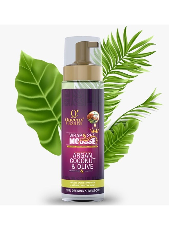 Queeny Cazara Wrap & Set Mousse 200ml - Image 1