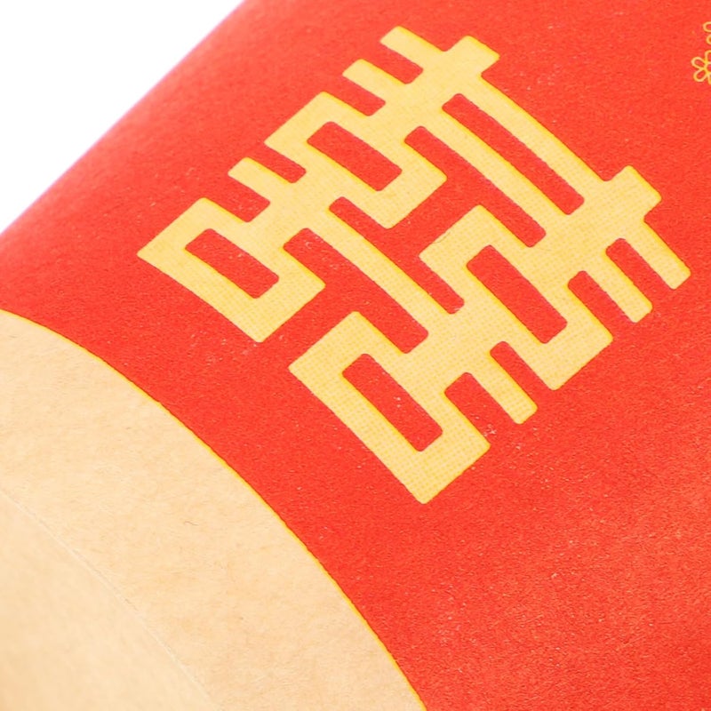 Wedding Paper Cups 50Pcs Red Thickened Chinese Paper Tea Cups for Banquet Serving and Festive Wedding Party Disposable Drinkware - Image 4