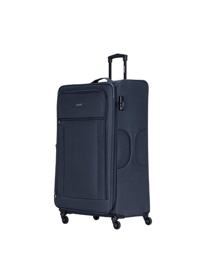 فيبتور مجموعة حقائب سفر قماشية ناعمة من 4 قطع مع عجلات دوارة 360 درجة وقفل رقمي - حقيبة سفر متينة من البوليستر (20 بوصة / 24 بوصة / 28 بوصة / 32 بوصة) - لون فحمي - Image 5