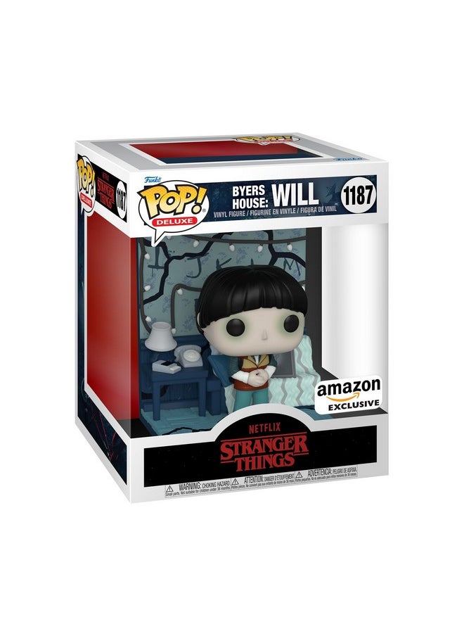 Funko Funko Pop Deluxe: Stranger Things Build A Scene - Will Byers Figure 3 of 4 - Amazon Exclusive - Collectable Vinyl Figure - Gift Idea - Official Merchandise - Toys for Kids & Adults - Fantasy Fans  - Image 1
