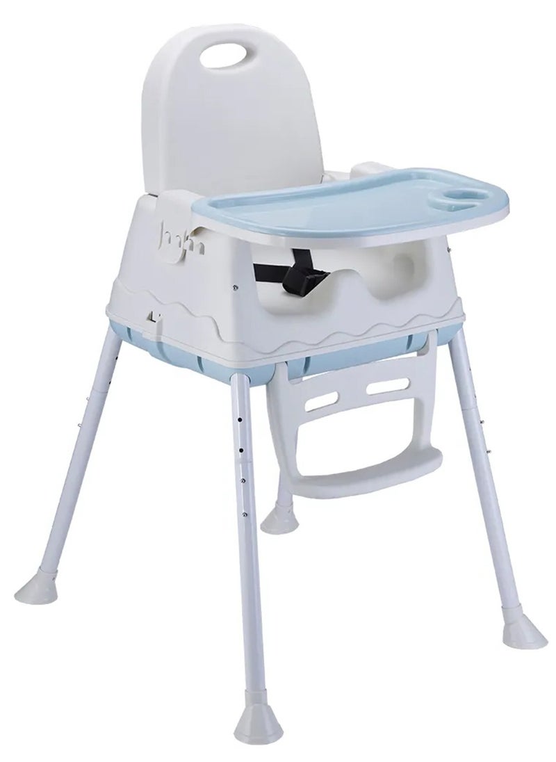 GOOTOY Baby high Chair 4-In-1 Adjustable Legs, Convertible To Dining Booster Seat, Suitable For Baby Boys And Girls  - Image 2