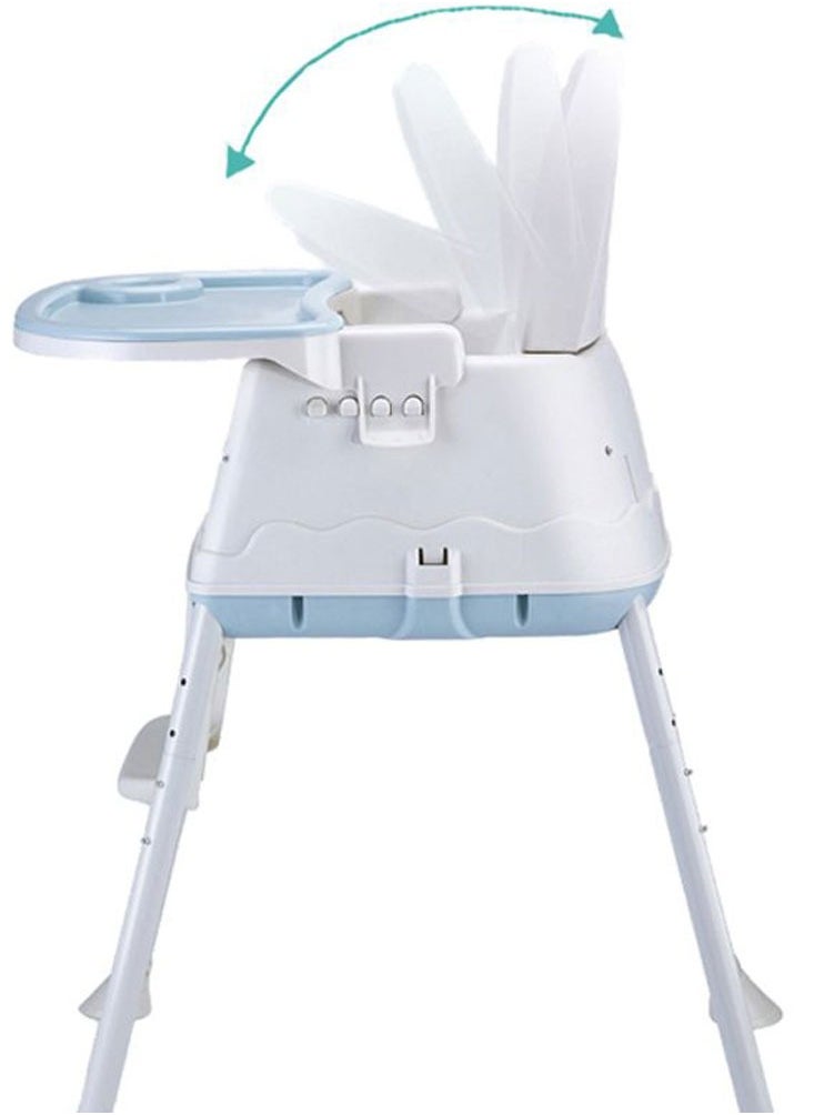 GOOTOY Baby high Chair 4-In-1 Adjustable Legs, Convertible To Dining Booster Seat, Suitable For Baby Boys And Girls  - Image 4