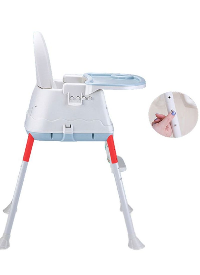 GOOTOY Baby high Chair 4-In-1 Adjustable Legs, Convertible To Dining Booster Seat, Suitable For Baby Boys And Girls  - Image 5