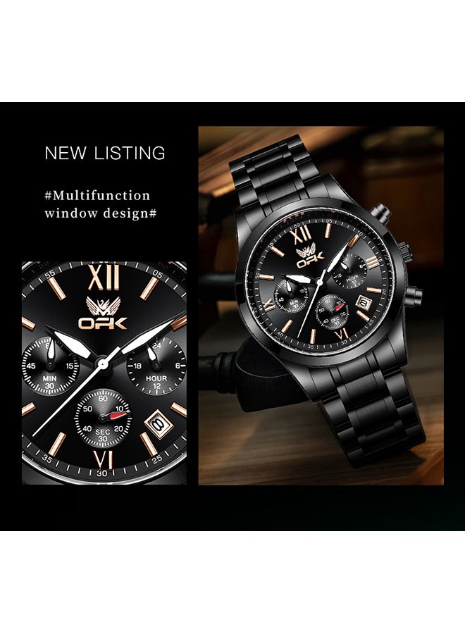 OPK Men'S Watch Waterproof Six-Pin Calendar Multi-Function Quartz Watch 6052 - Image 3