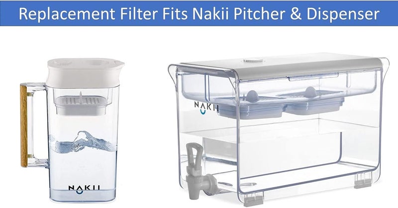 Nakii فلتر استبدال إبريق الماء لـ NFP-100، 3 قطع - Image 2