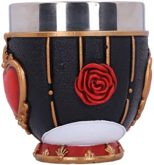 Nemesis Now Alice in Wonderland Inspired Tea Cup HandPainted Resin Pinkys Up Drinkware Collectible Coffee Mug  Queen of Hearts - Image 5