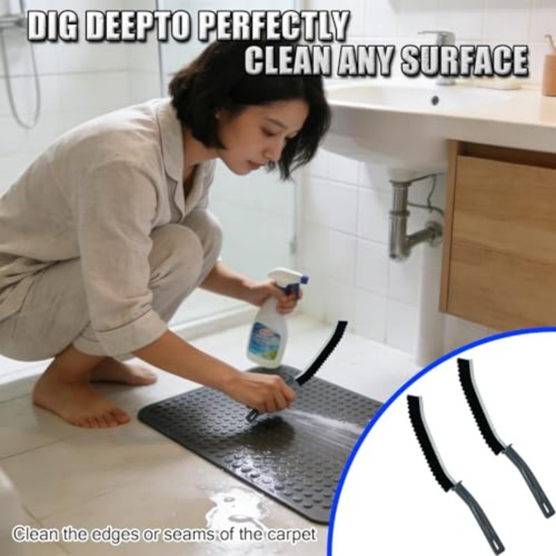 5 Pack Multi-Purpose Carpet Cleaning Brush Set, Heavy Duty Scrubber for Home Rugs, Floor Mats, Automotive Carpet, Deep Dirt and Stain Remover, Home and Car Cleaning Tools - Image 5