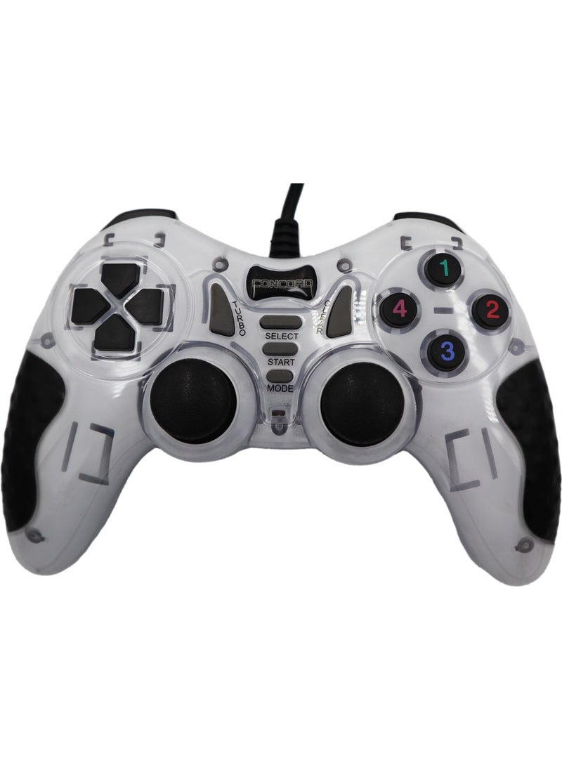 CONCORD C-899 Wired Vibrating USB Joystick 