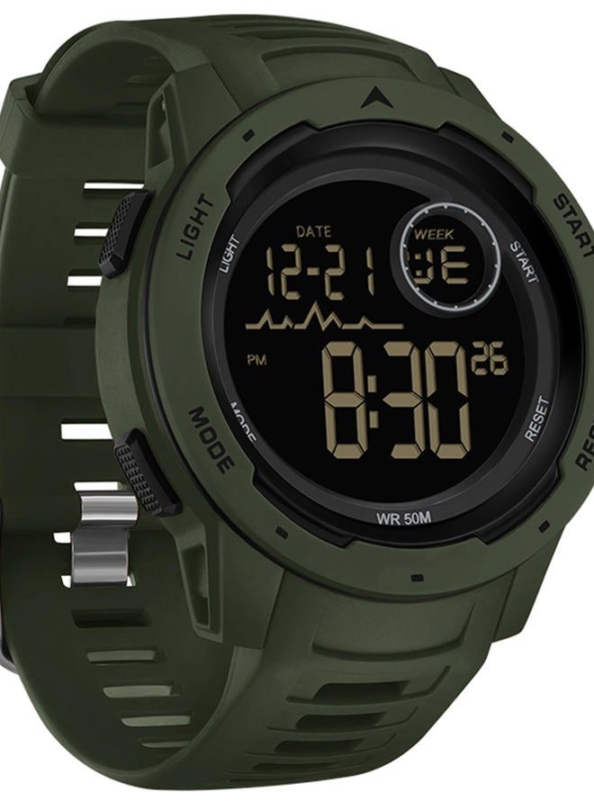 findtime Men's Digital Watch Waterproof Sports Watches Tactical Military Stopwatch Alarm 12/24H Outdoor Mens Wristwatch for Running Swimming Relojes para Hombres Army Green - Image 1