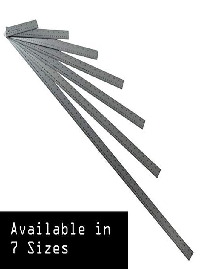 Ludwig Precision Aluminum Straight Edge Ruler, 12-INCH, Silver - Image 4