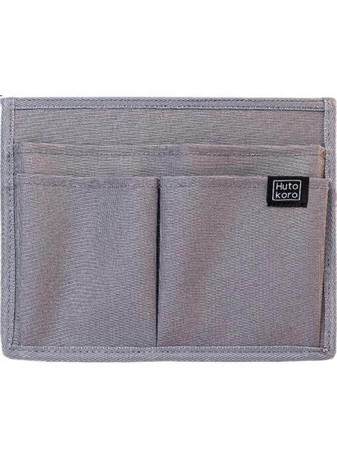 King Jim Hutokoro Double-Sided Storage Portable Handheld File Holder For Office Use, Gray Htk100Gs-Gy - Image 2
