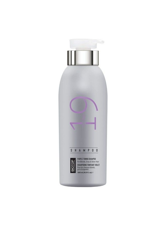 Biotop Professional 19 Pro Silver Shampoo For Blonde Hair Nurturing Shampoo For Whites And Platinum Blondes 16.9 Fl Oz - Image 3
