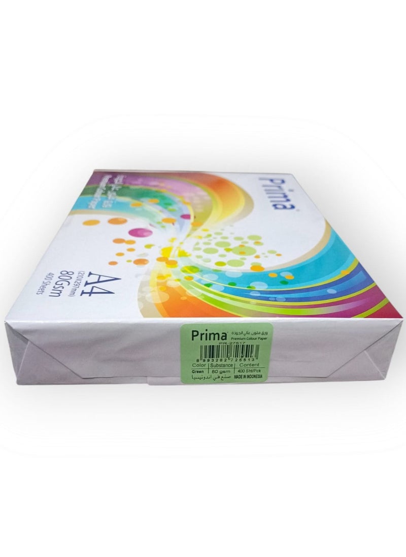 PRIMA 400-Sheets Color Copy Paper Green  - Image 2