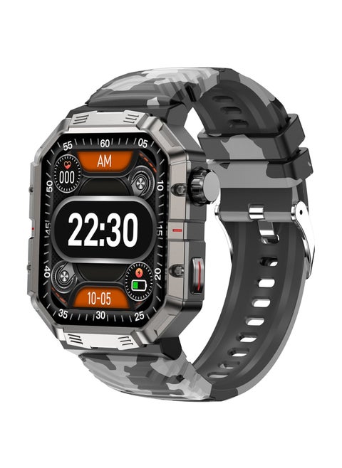 Smart Watch 2.01 inch Smartwatch Fitness Running Watch Bluetooth Pedometer Call Reminder Sleep Tracker Compatible with Android iOS Women Men Hands-Free Calls Message Reminder Custom Watch Face