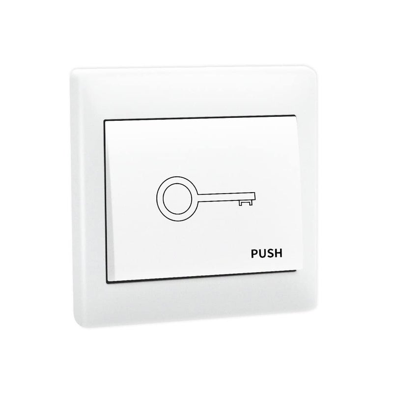 TOPENS TC147 Wall Push Button Flush Mounted Not Waterproof Wired Release Switch for Automatic Gate Opener Door Access Control System Momentary Contact Switch Gate Operator Accessory
