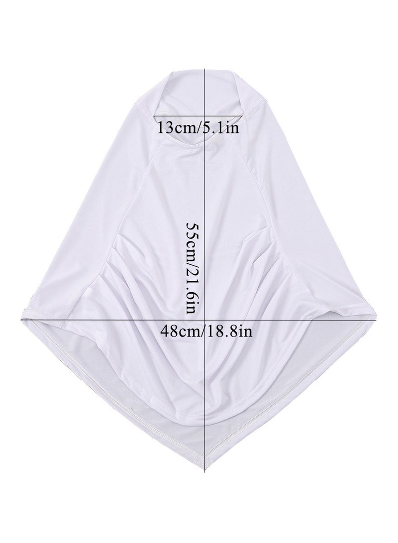 Muslim Hijab for Women Abaya Scarf Soft & Breathable with Full Neck Coverage - Image 5