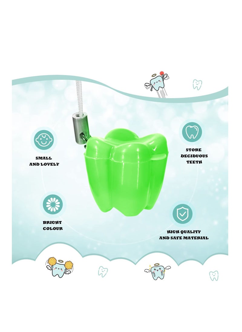 Y&D 30 Pcs Lost Teeth Saver Necklace Organizer for Teeth, Lovely Baby Milk Tooth Fairy Storage Box, Children Save Box Children's Day Gifts  - Image 3