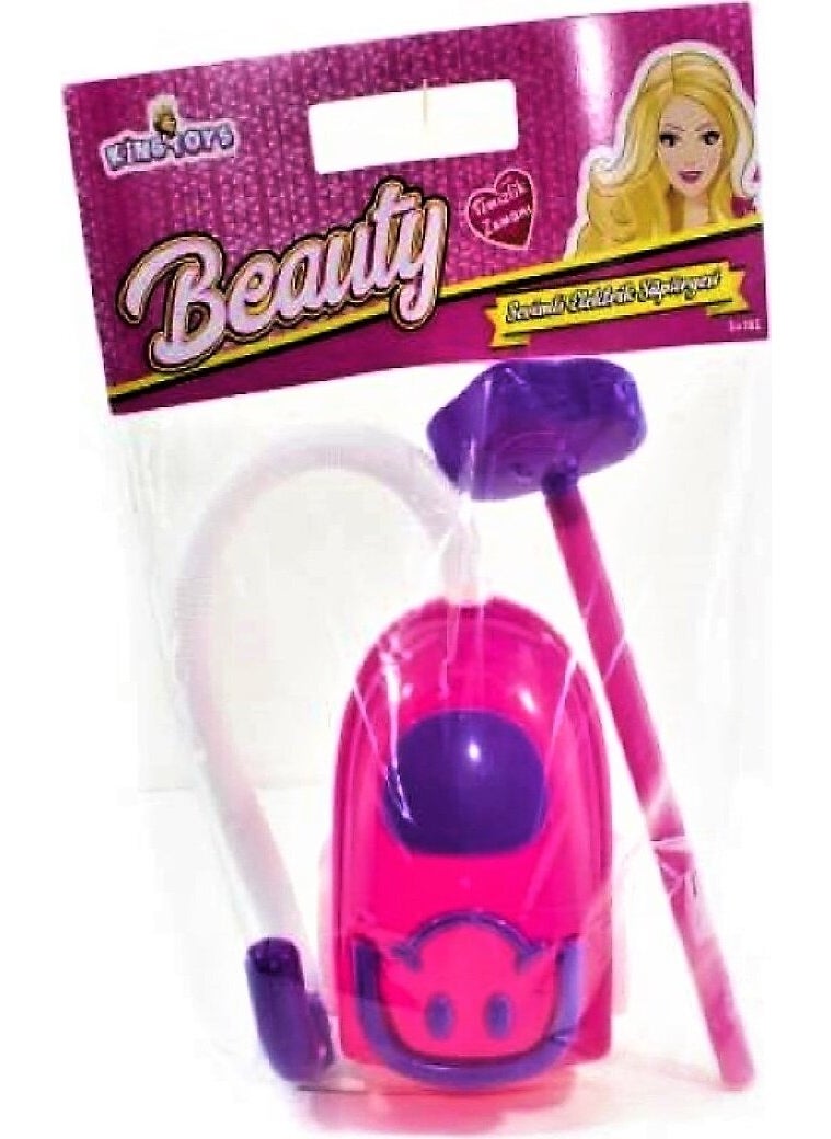 King Toys - Kids Toy Cute Vacuum Cleaner Pink-Purple Color - Image 1