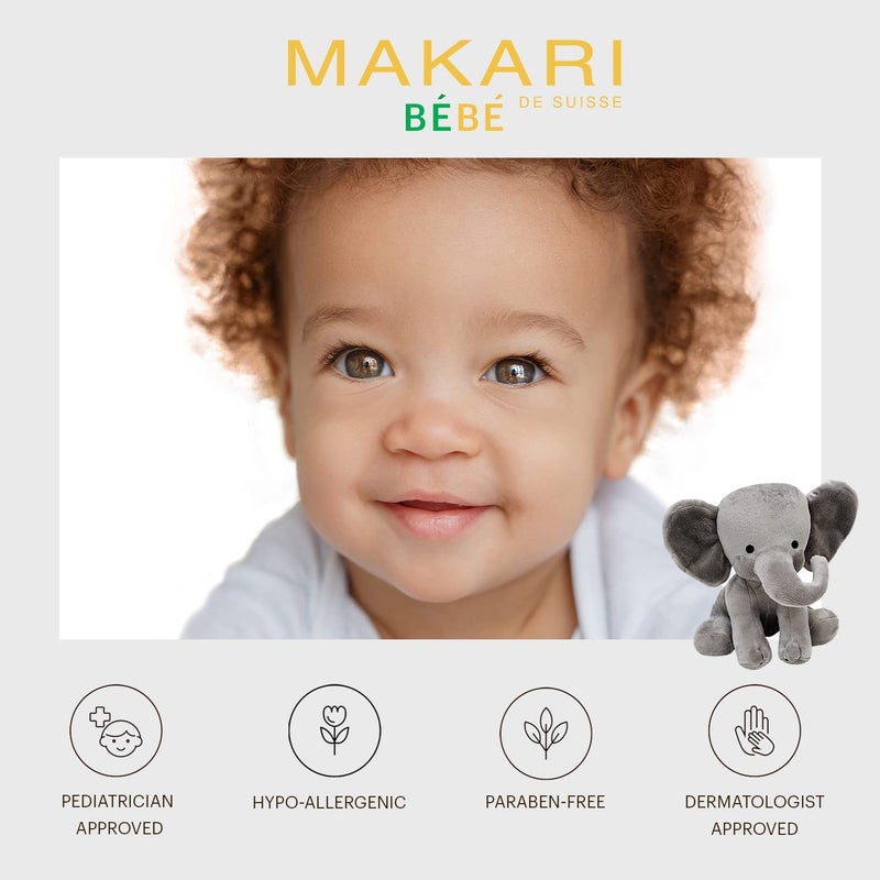 Makari Softness Care Baby Oil with Sweet Almond, Chamomile & Vitamins C & E | Hypoallergenic & Paraben-Free | Ideal for All Skin Types | Gentle Formula for Sensitive Newborn Skin - Image 4
