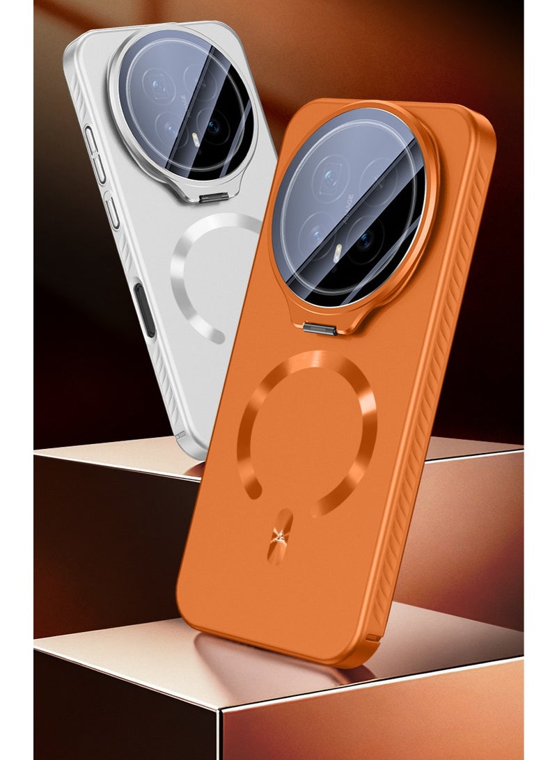 عام غطاء لوحة خلفية مقاومة للخدوش مع حامل كاميرا غير مرئي لهونر ماجيك 8 برو، مزود بحلقة غطاء ماج سيف. - Image 2